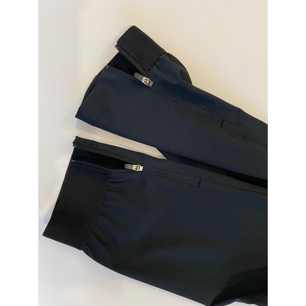 Macade Golf Pants Womens 38R (30x27) Navy Blue Slim Stretch Jogger Ankle Zip - Picture 6 of 9